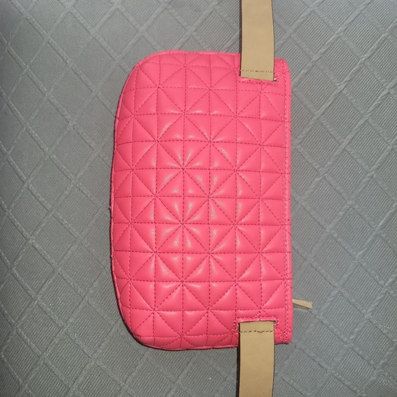 MICHAEL KORS HOT PINK QUILTED BELT BAG CROSSBODY BAG NWT - Picture 7 of 9